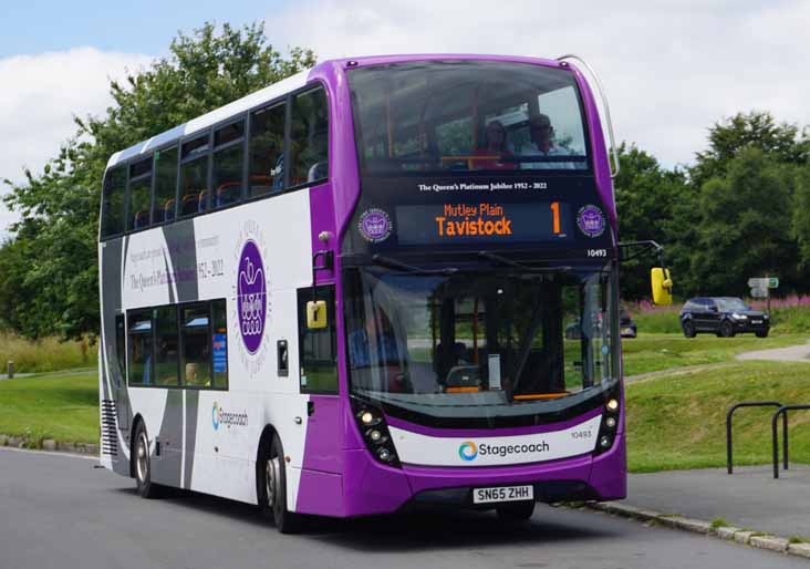 Stagecoach South West Alexander Dennis Enviro400MMC Platinum Jubilee 10493